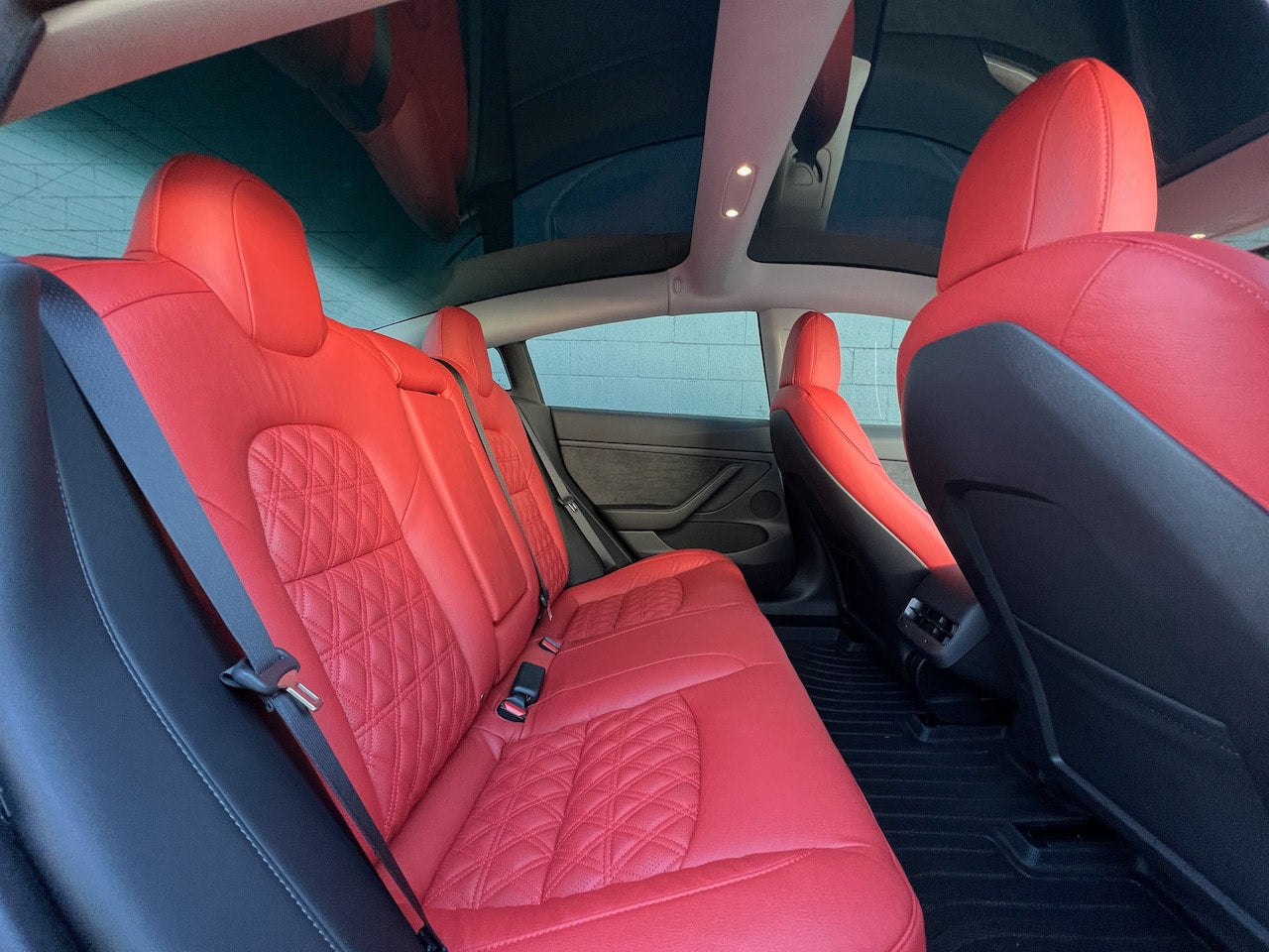 Leather Interior Upgrade Model 3 Concept EV